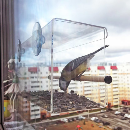 Кормушка для птиц на окно «КО-3»